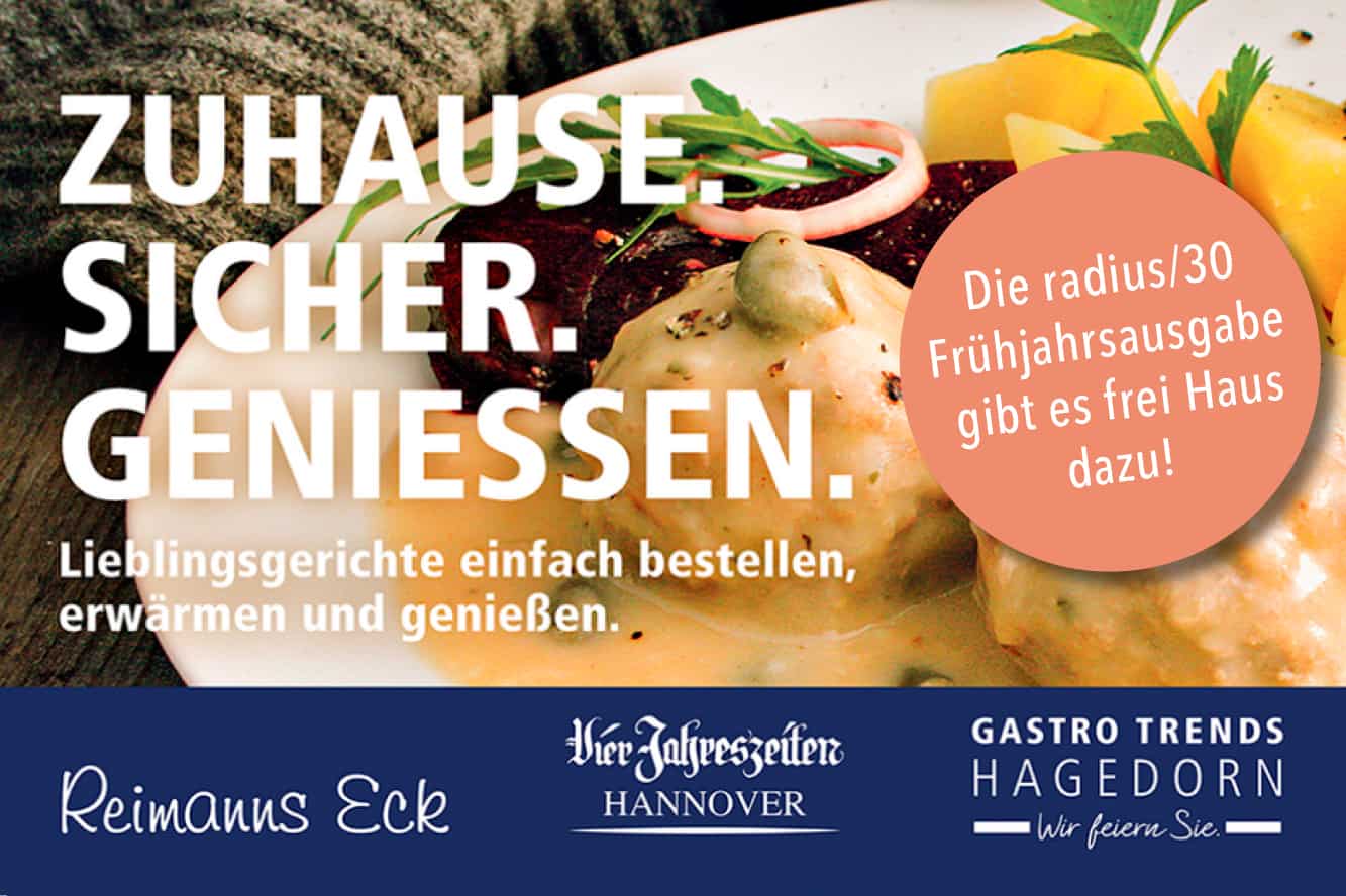 Featured image for "Kooperation: Gastro Trends Hagedorn und radius/30"